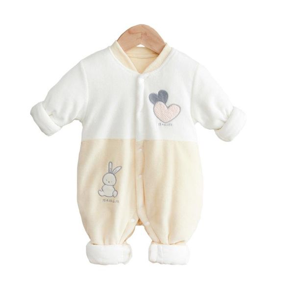 

jumpsuits baby girl boy rompers 0-2y autumn born clothes for girls long sleeve jumpsuit winter outfits, Blue