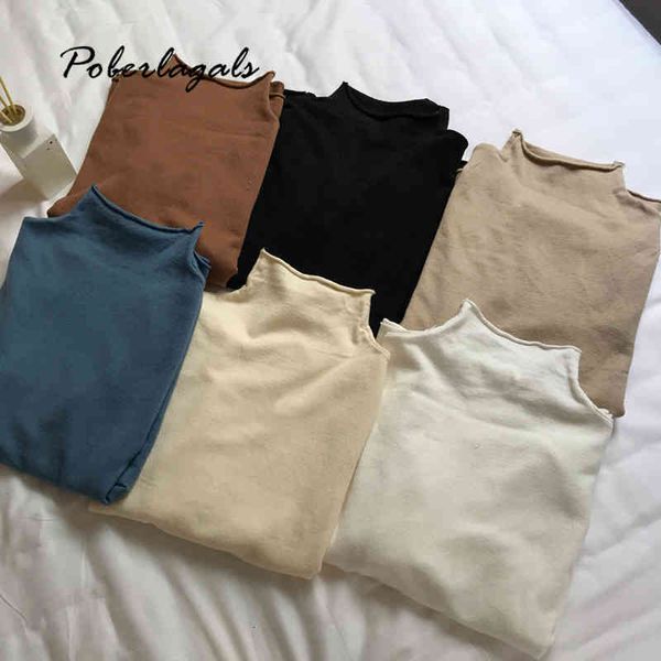 

women's sweaters jumper winter korean women pullovers autumn knit solid color crimped loose long-sleeved wool-blend sweaters femal, White;black