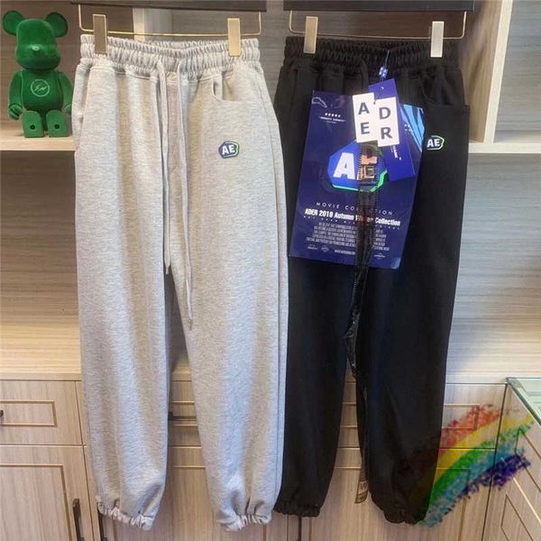 

men's pants pants adererror ader error sweatpants men women embroidered plus velvet tro edbp, Black