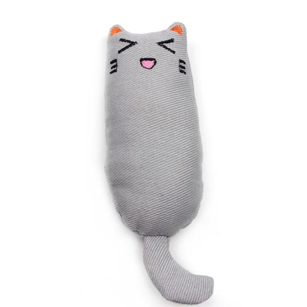 

cat toys pillow fun interacting thumb plush teeth grinding bite soft pet gift pi669