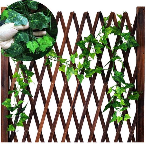 

210cm artificial plants creeper diy hanging garland tools fake garden decor home wedding party supplies decorative flowers & wreaths