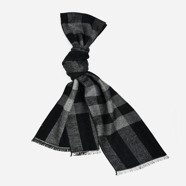 

scarves women cotton winter scarf knit pashmina bandana plaid female men warm triangle blanket shawls and wraps bufanda/sf1307, Blue;gray