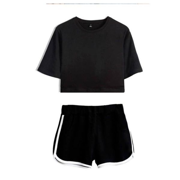 

women's tracksuits zogaa women's fashion solid color casual loose vest female bodybuilding o-neck short-sleeved sports t-shirt, Gray