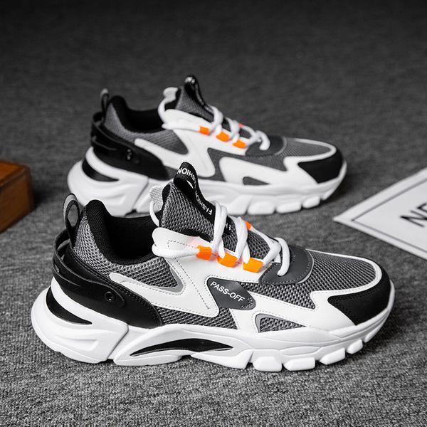 

fashion summer mesh women men running shoes breathable black white beige gray jogging sports trainers sneakers code: 65-727 size 39-44