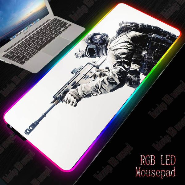 

mouse pads & wrist rests gaming pad led glowing rgb lapkeyboard deskcolorful surface waterproof csgo gamer xxl