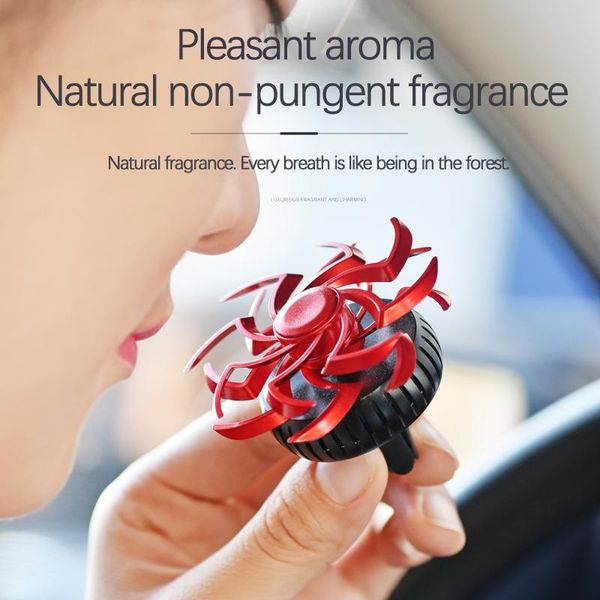 

car air freshener spider fragrance bidirectional rotation perfume diffuser smell flavoring interior accessories