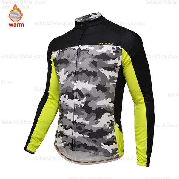 

racing sets raudax 2021 pro team cycling clothes winter fleece clothing long sleeve jersey set ciclismo mtb ropa de hombre wear, Black;blue
