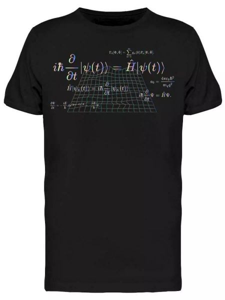 

Blackboard With Formulas Tee Men's -Image by Shutterstock, White;black