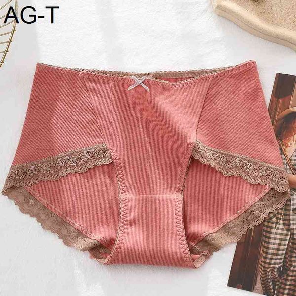 

large size underwear women's mulberry silk antibacterial cotton breathable panties women ladies briefs majtki damskie 2-4xl, Black;pink