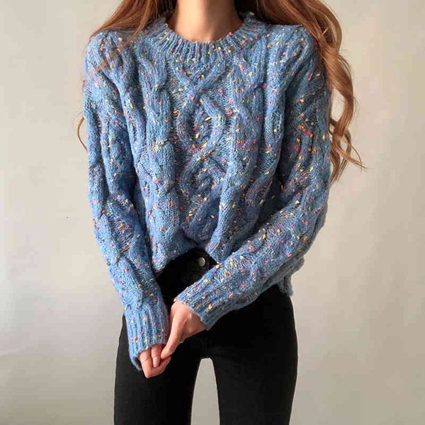 

sweaters elegance twist pullovers loose knitted women warm thicken long sleeves casual autumn winter sweaters, White;black
