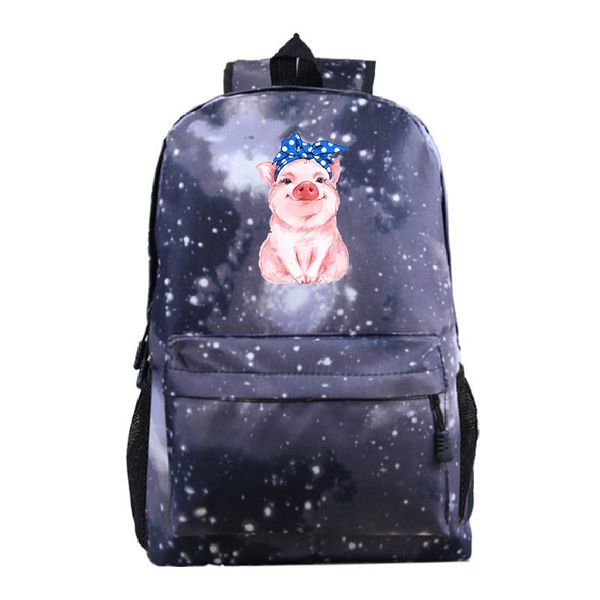 

backpack men's bandanna pig multifunctional travel youth casual fashion large capacity