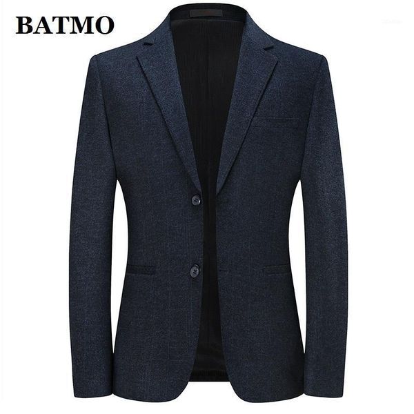 

men's suits & blazers batmo 2021 arrival autumn plaid blazer men,male jackets,plus-size m-xxxl 3322, White;black