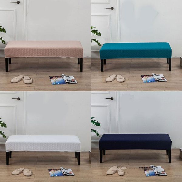 

dust-proof bench covers long chair dining room spandex elastic slipcover seat protector living kitchen bedroom