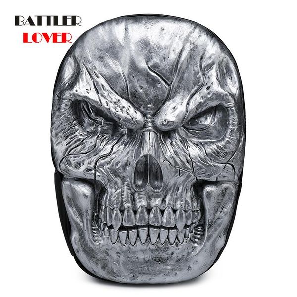 

backpack men femme leather skull backpacks for teenagers luxury designer casual large capacity lapbag male travel bags