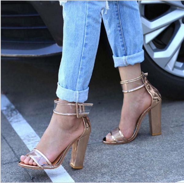 

dress shoes snake pattern women's vogue summer nice sandals explosion models high-heeled foreign trade big size 34-43, Black