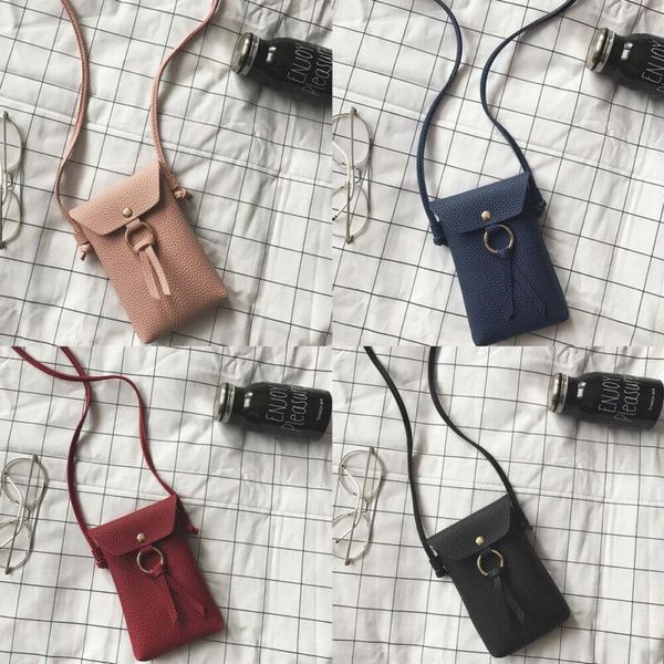 

women waist pack cell phone pouch mini shoulder bags purse cross body messenger mobile bag