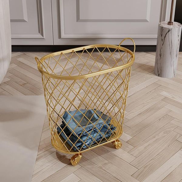 

laundry storage & organization nordic wind iron clothing toy basket dirty clothes bathroom garbage