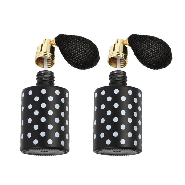 

2pcs 12ml airbag perfume bottles glass spray empty essential oil storage & jars