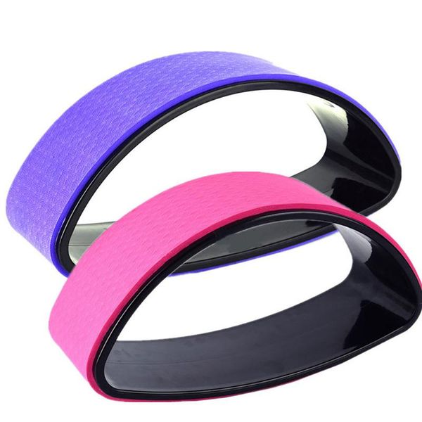 

yoga wheel tpe half circle fitness pilates wheels bent back stretching cork solid training tool for beginner accessories