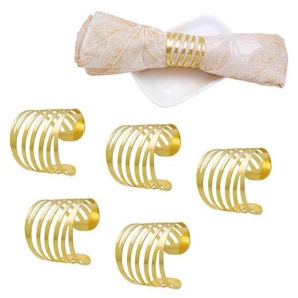 

napkin rings 1pcs buckle holder alloy for christmas hollow out wedding party table decoration restaurant