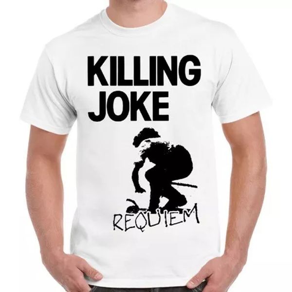 

killing joke requiem punk noise rock retro t shirt 1626, White;black