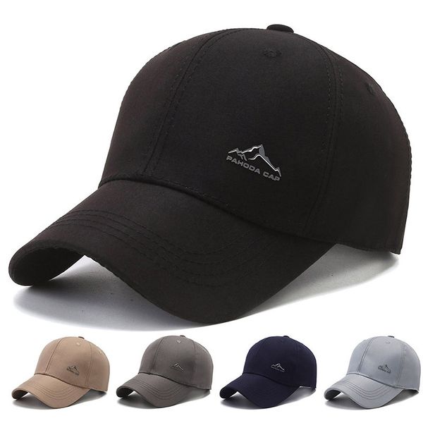 

men's middle-aged elderly spring and autumn new old man sunshade baseball dome fashion duck tongue hat, Blue;gray