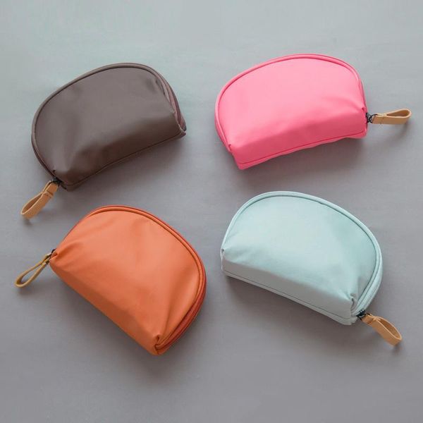

women cosmetic bags mini bag half moon package waterproof organizer & cases