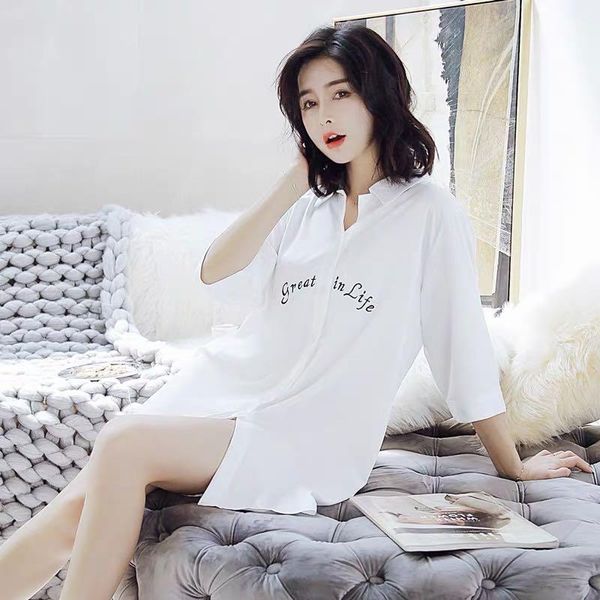 

women's blouses & shirts the womens shirt fashionable ladies summer chiffon blouse loose half sleeve casual white for fema