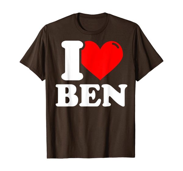 

I love Ben T-Shirt, White;black