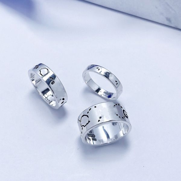 Anéis novo estilo banhado a prata anel elf hiphop casal anéis de alta qualidade moda jóias fornecimento atacado