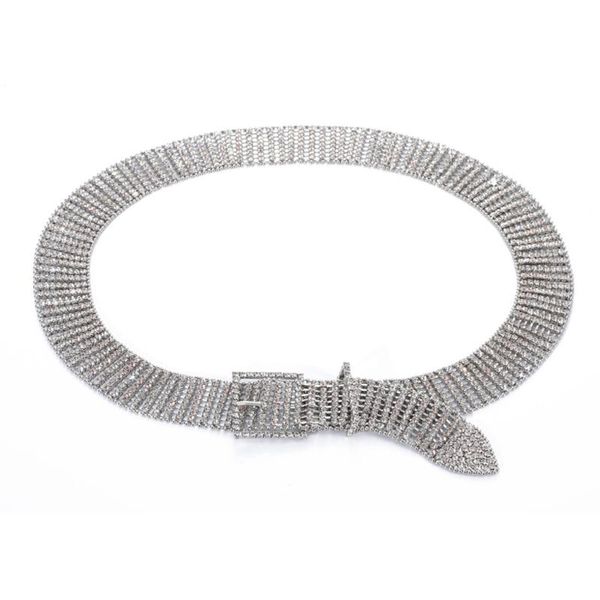

fashion personality rhinestone full belt ladies decorative jeans metal sells well in europe and america belts, Black;brown
