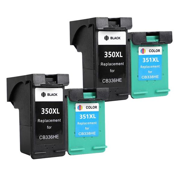 

ink cartridges 1-4 pcs refilled 350xl 351xl cartridge replacement for 350 351 posmart c4348 c4380 c4385 c4400 c4435