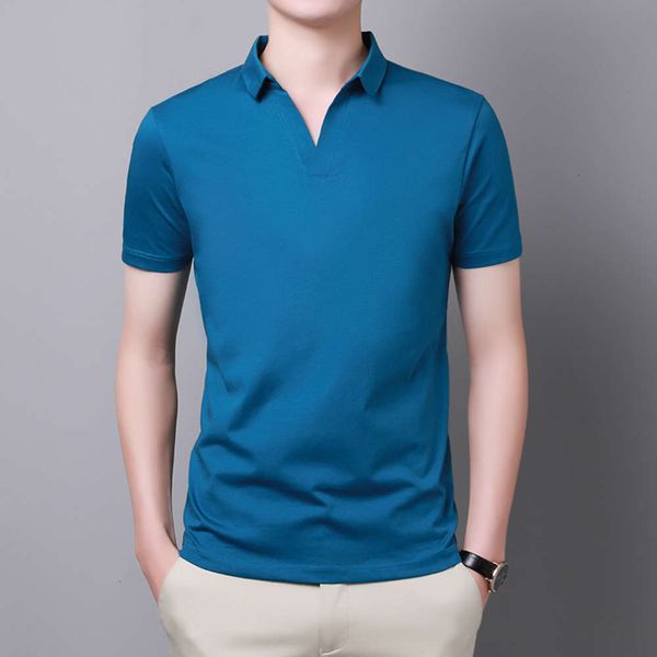 

men's t-shirts 2021 fashion good quality summer short t-shirt stand collar half sleeve solid color polo shirt korean version 9nz7, White;black