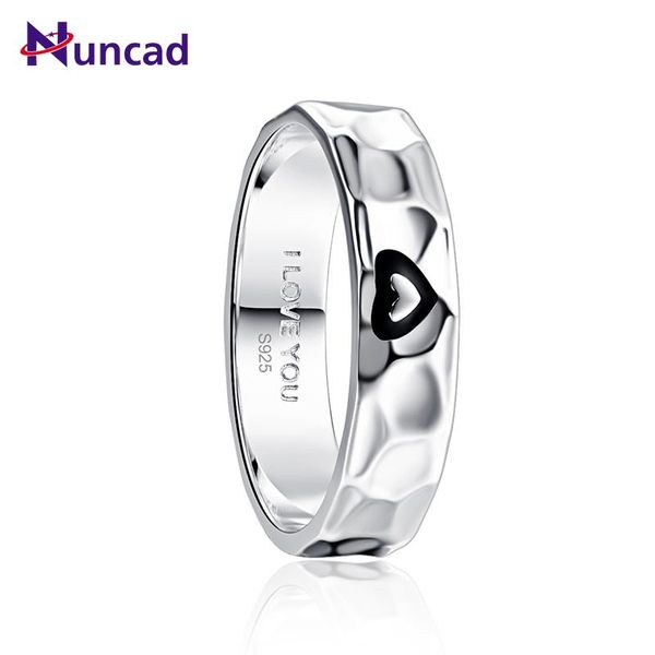 

wedding rings nuncad simple 6mm men's ring multi-faceted hammered finish sterling anniversary quality, Slivery;golden