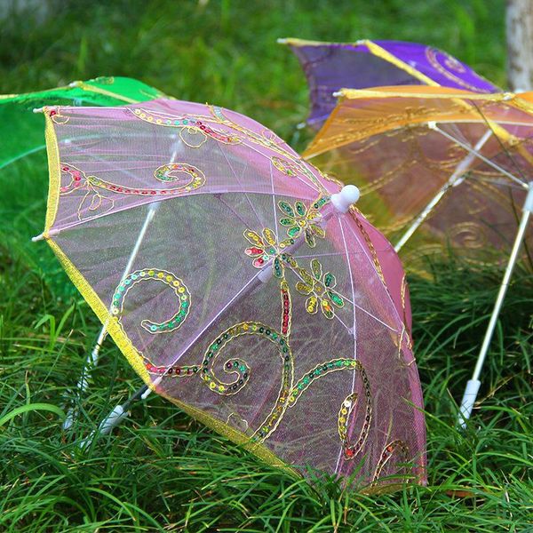 

umbrellas mini small umbrella children dancing props craft lace embroidery stage performance party gifts christmas present