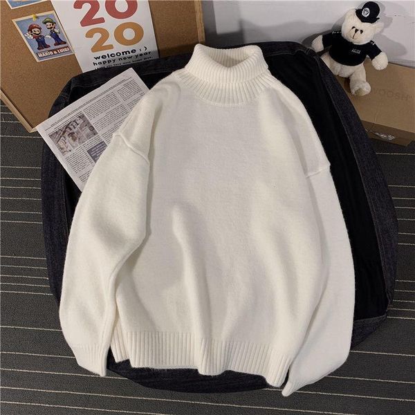 

women's sweaters women sweater pullover female knitting overszie long sleeve girls loose elegant knitted thick outerwear, White;black