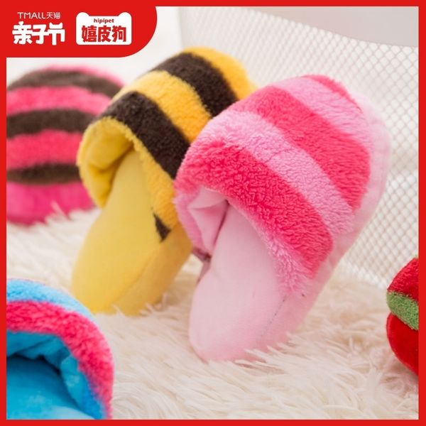 

slipper sound pet toy small teddy molars dog training cat biting puppies