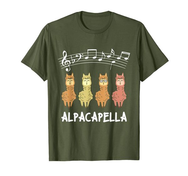 

Alpacapella Cute Llama Musician Choir Singer T-Shirt, Mainly pictures