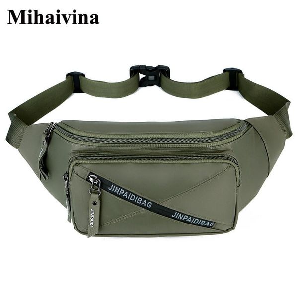 

mihaivina oxford waterproof bag men waist fanny pack fashion chest shoulder outdoor travel bags hip packs