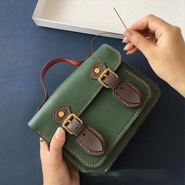 

handmade diy material bag girlfriend birthday gift cambridge leather lady small shoulder stiletto bags