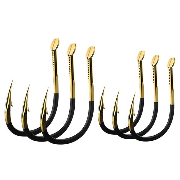 

fishing hooks 40pcs tackle durable fishhooks carp barbed hook ocean river lake, 20pcs size no.10 & no.2