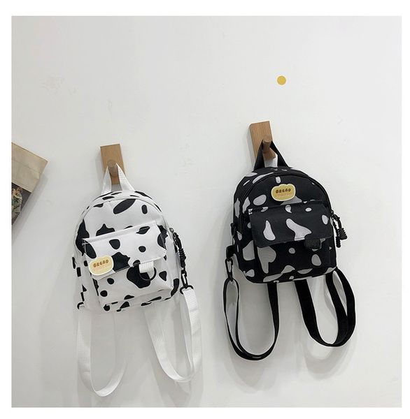 

frh women's bag cow pattern double shoulder leisure msenger personalized printed single