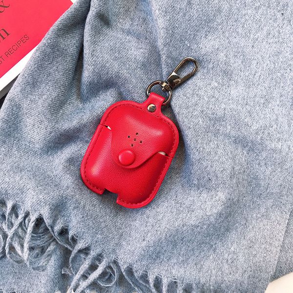 

luxury leather earphone protection cases for apple airpods 2 1 wireless charging box pro 2 1 3 case for airpoods 3