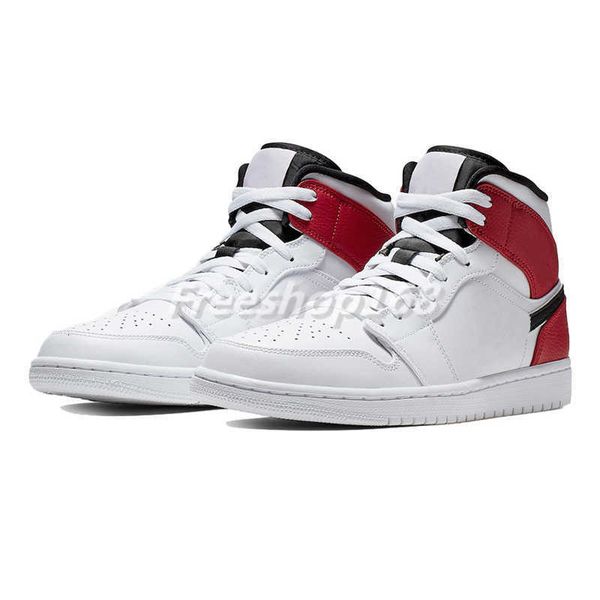 

keychain 1 1s mid high jumpman basketball shoes pink quartz men women sneakers mid chicago 2020 se white black red black royal trainers 234v