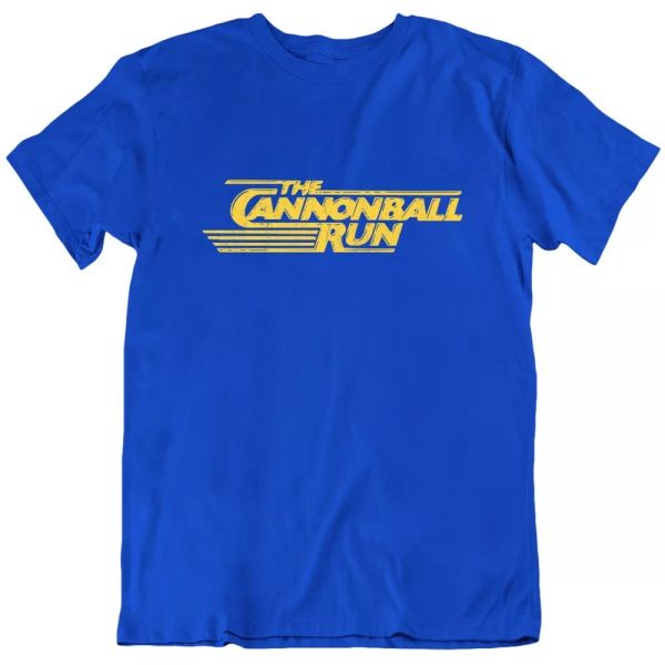

the cannonball run funny movie fan t shirt, White;black