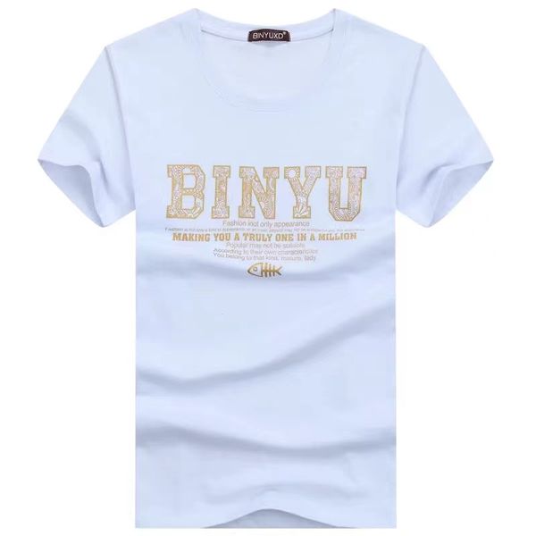 

2021 brand new summer short sleeve t shirt tees men's business lapel fashion casual slim breathable letters print mens, White;black