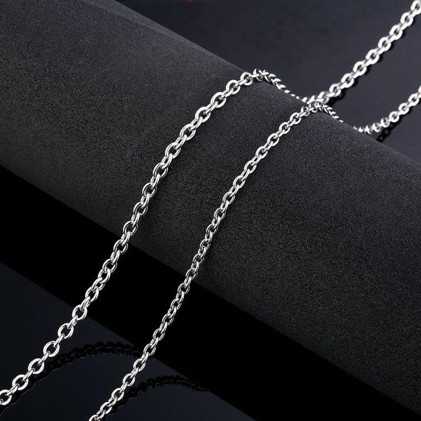 

necklaces for women men fashion silver color jewelry titanium steel choker chains bn1027