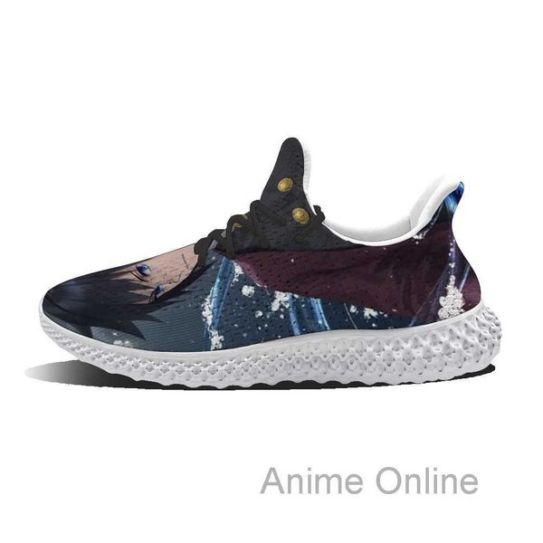 

spring tomioka giyuu fresh pattern flat lace-up shoes