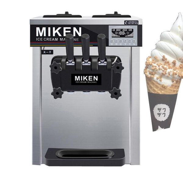 

ice cream making machine soft serve electric lcd panel maker vending 1600w