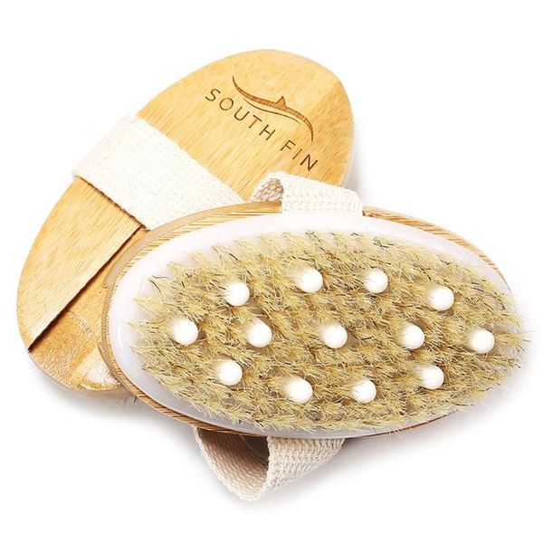 

bath brushes, sponges & scrubbers oval two-in-one body massage brush rubber massager dead skin removal dry brushing exfoliating bathing